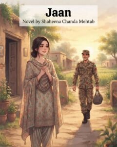 Jaan novel by Shaheena Chanda Mehtab cover
