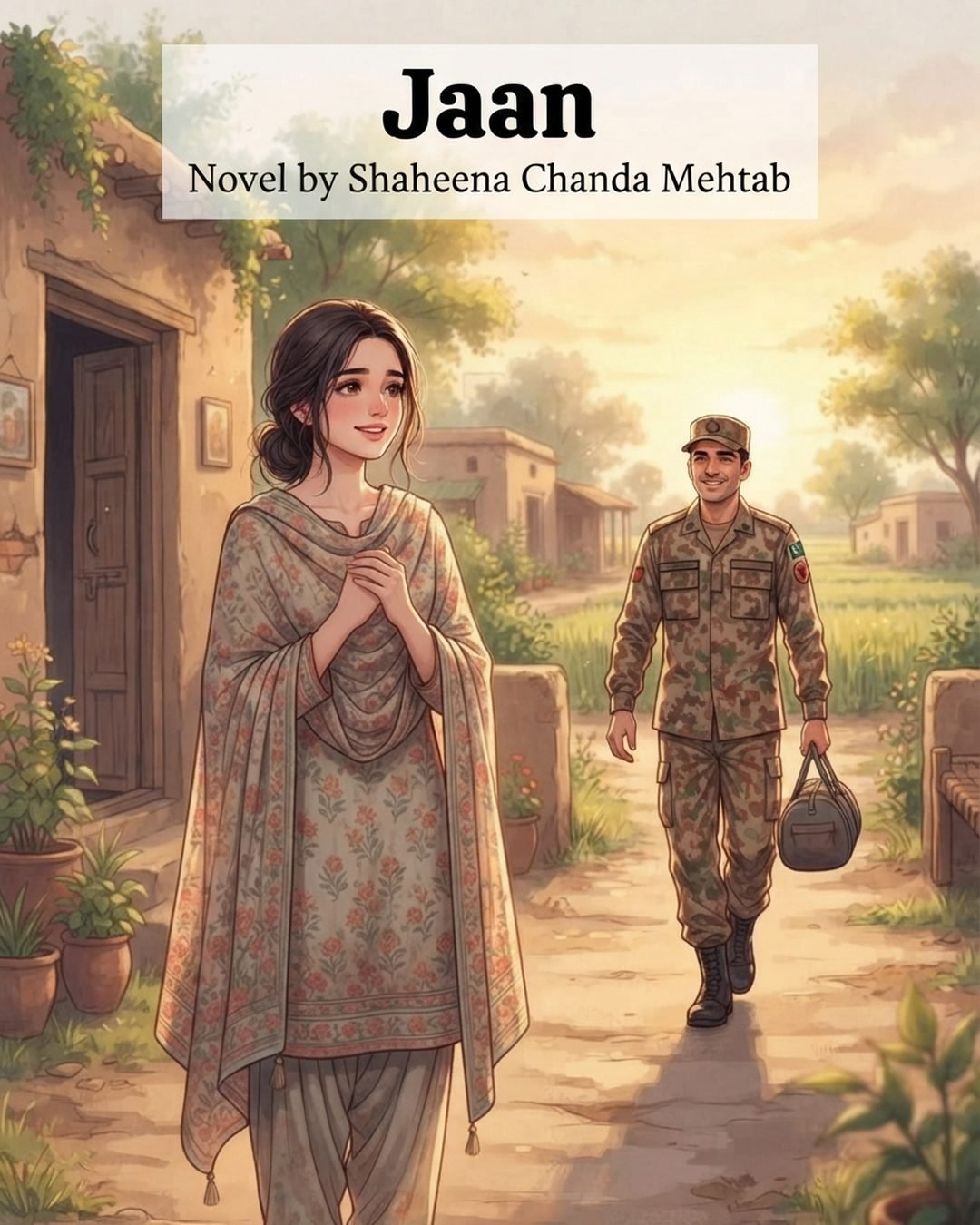Jaan novel by Shaheena Chanda Mehtab cover