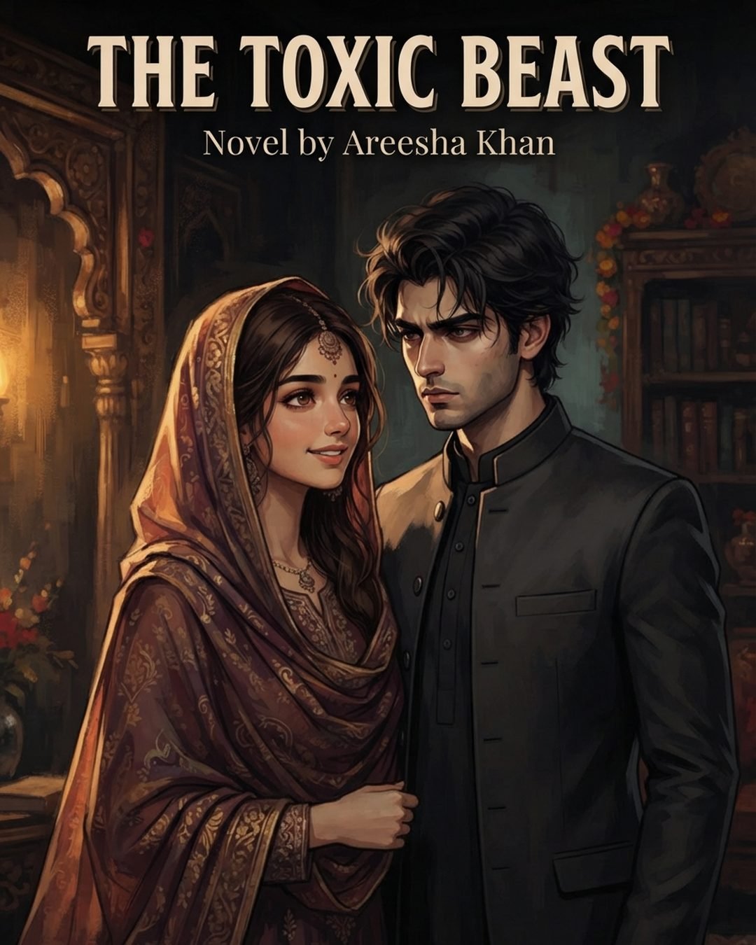 The Toxic Beast novel by Areesha Khan cover